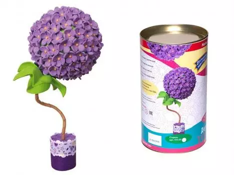 Набор для творчества ВОЛШЕБНАЯ МАСТЕРСКАЯ ТП-03 Топиарий Сирень