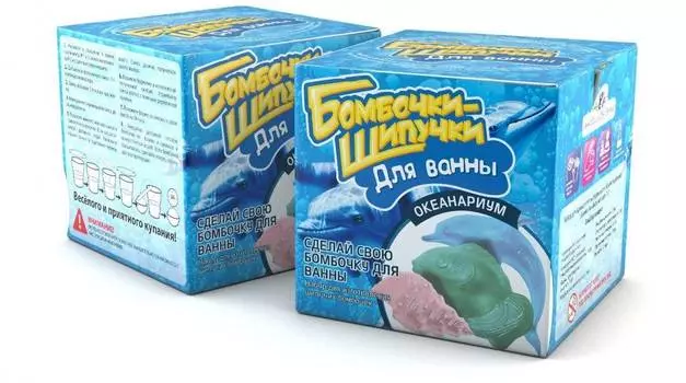 Набор ИННОВАЦИИ ДЛЯ ДЕТЕЙ 731 Бомбочки-Шипучки. Океанариум