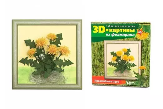 Набор ВОЛШЕБНАЯ МАСТЕРСКАЯ FM-01 3D Картина Одуванчики