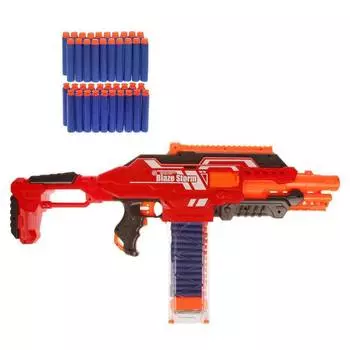 Наша Игрушка Бластер с мягкими пулями, 40 шт.