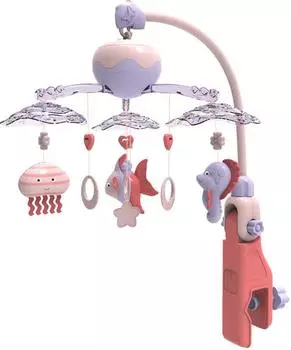 Наша игрушка "Наш теплый дом | розовый" - мобиль