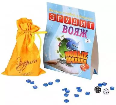 Настольная игра БИПЛАНТ 10009 Эрудит. Вояж