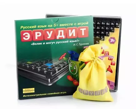 Настольная игра БИПЛАНТ 10017 Эрудит в коробочке