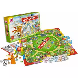 Настольная игра ORIGAMI 00110 Миллионер-юниор