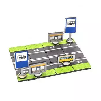 WoodlandToys Настольная игра Правила дорожного движения «Транспорт»