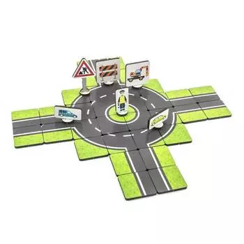 WoodlandToys Настольная игра Правила дорожного движения «Опасные ситуации»