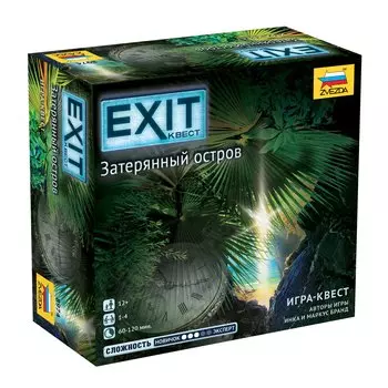 ZVEZDA Настольная игра "Exit. Затерянный остров"