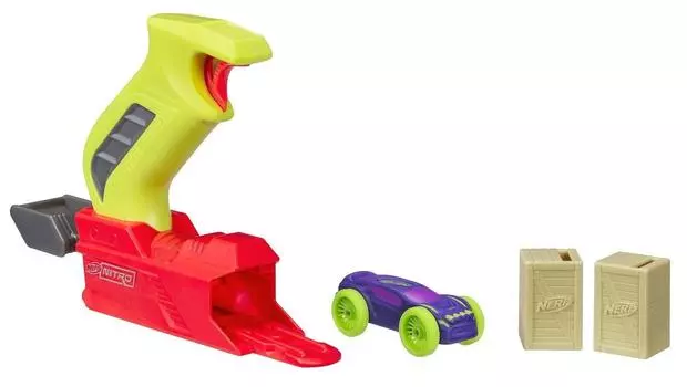 NERF Игровой Трек "Нитро фиолетовая машинка"