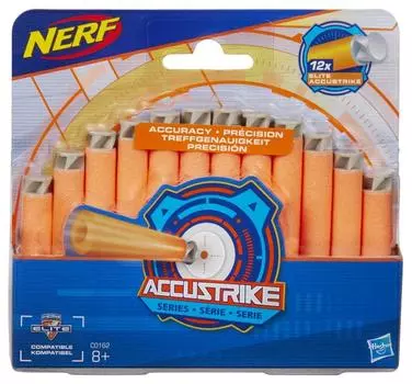 NERF Набор стрел ЭЛИТ Аккустрайк 12 штук