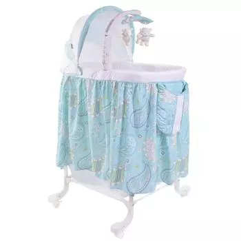 Noony Колыбель Lula, green paisley