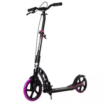 Novatrack Самокат Deft 230 PRO'20 Brake, фиолетовый