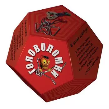 НОВЫЙ ФОРМАТ Головоломка "Додекаэдр Красный"