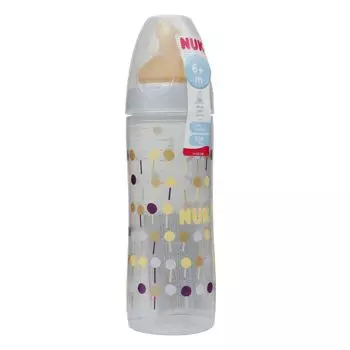 NUK First Choice + Бутылочка 250 мл, с соской 6-18 мес. из латекса для заменителей грудного молока, леденцы 10741853/1