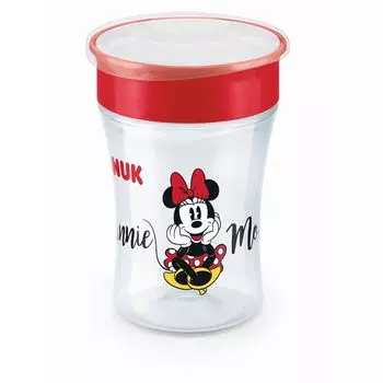 NUK FIRST CHOICE Поильник 8+ мес., 230 мл., MAGIC Дисней Минни, красный