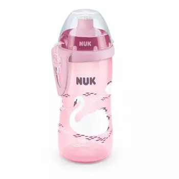 NUK Поильник 300 мл для подвижных детей от 3 лет, розовый