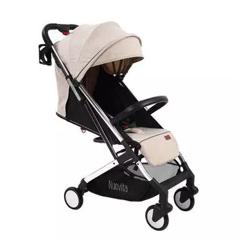 Nuovita Anima Прогулочная коляска, beige, argento