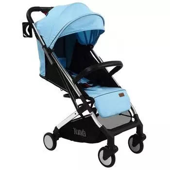 Nuovita Anima Прогулочная коляска, blu, argento