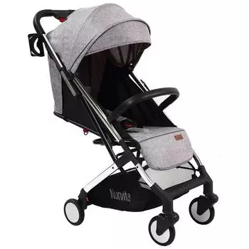 Nuovita Anima Прогулочная коляска, grigio chiaro, argento