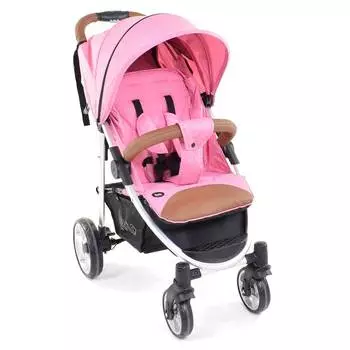 Nuovita Corso Прогулочная коляска, розовый-серебристый