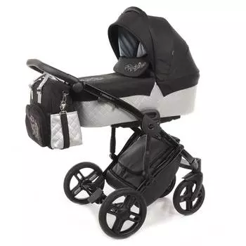 Nuovita Детская коляска 2 в 1 Diamante, cеребряный