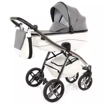 Nuovita Детская коляска 2 в 1 Intenso, белый