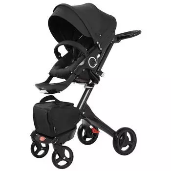 Nuovita Детская коляска 2 в 1 Sogno, черный