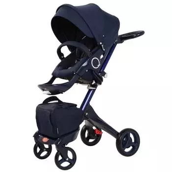 Nuovita Детская коляска 2 в 1 Sogno, синий