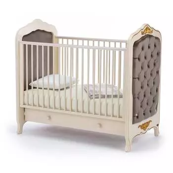 Nuovita Детская кровать Fulgore, без качания, слоновая кость