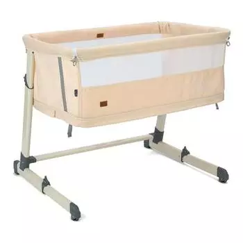 Nuovita Детская приставная кроватка Accanto Calma, бежевый
