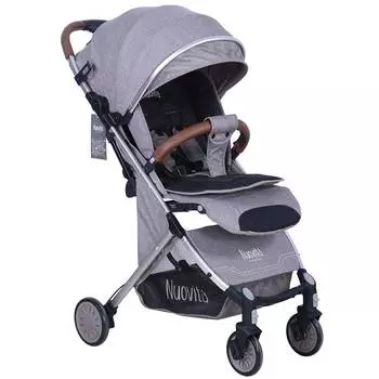 Nuovita Giro Lux Прогулочная коляска, кофейный-серебристый