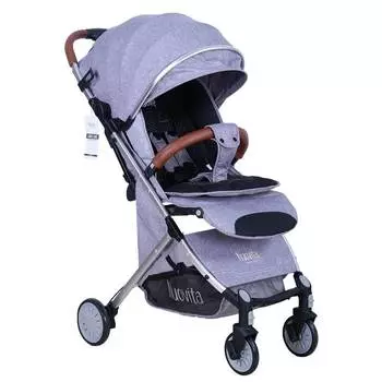 Nuovita Giro Lux Прогулочная коляска, серый-серебристый