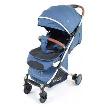 Nuovita Giro Прогулочная коляска, джинсовый-серебристый