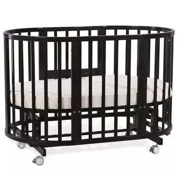 Nuovita Кровать трансформер Nido Magia 75х125 поперечный маятник, венге