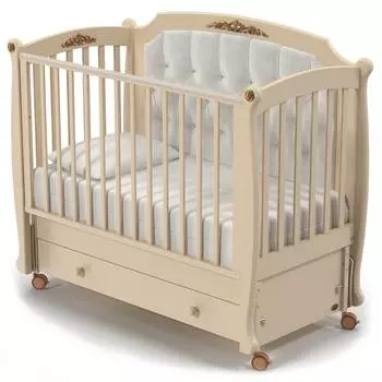 Nuovita Кроватка детская Furore Swing, продольный маятник, слоновая кость