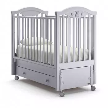 Nuovita Кроватка детская Lusso Swing, продольный маятник, муссон