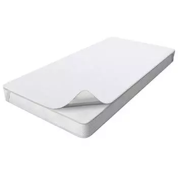 Nuovita Наматрасник на резинках "Фланель" 120х60 см, белый