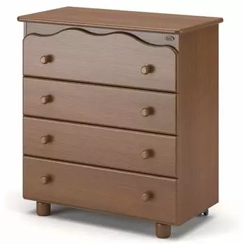 Nuovita Пеленальный комод Affetto, темный орех