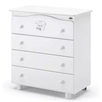 Nuovita Пеленальный комод Parte, белый