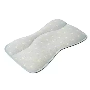 Nuovita Подушка для новорожденного NEONUTTI Asterisco Dipinto 42x26x3 см, 04 серый