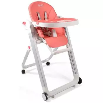 Nuovita Стульчик для кормления Futuro Bianco, коралловый