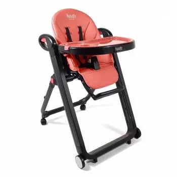 Nuovita Стульчик для кормления Futuro Nero, коралловый