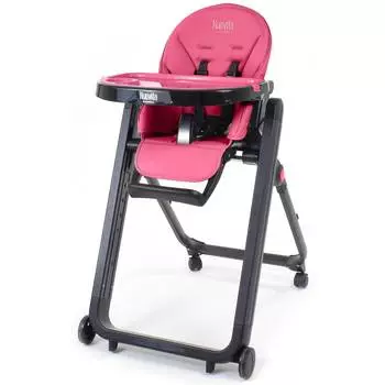 Nuovita Стульчик для кормления Futuro Senso Nero, малиновый