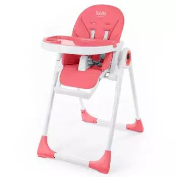 Nuovita Стульчик для кормления Lembo, малиновый, белый