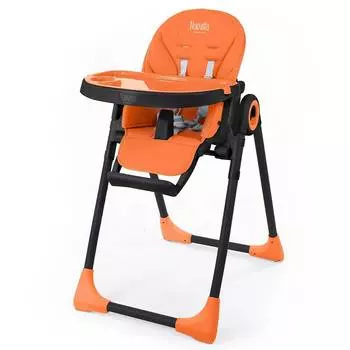 Nuovita Стульчик для кормления Lembo, оранжевый, черный