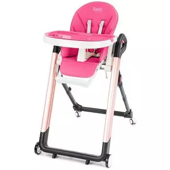 Nuovita Стульчик для кормления Orbita, малиновый розовый