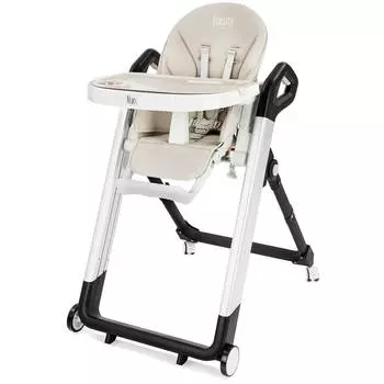 Nuovita Стульчик для кормления Orbita, молочный серебристый