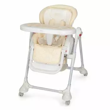 Nuovita Стул-шезлонг для кормления Tutela, бежевый с тиснением