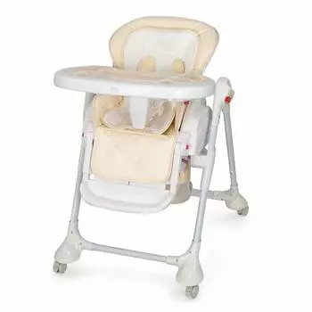 Nuovita Стул-шезлонг для кормления Tutela, бежевый со стежкой