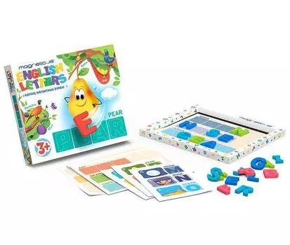 Обучающий набор MAGNETICUS Мягкие магнитные буквы. Английский язык