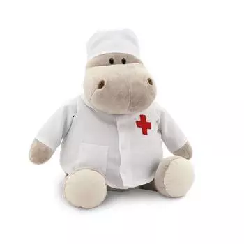 Orange Мягкая игрушка Бегемот Любимый доктор, 30 см